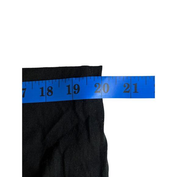 Preppy XXI Womens M Black Viscose Sequined Silver/Black Trim Bottom Sheath Dress - Picture 11 of 12